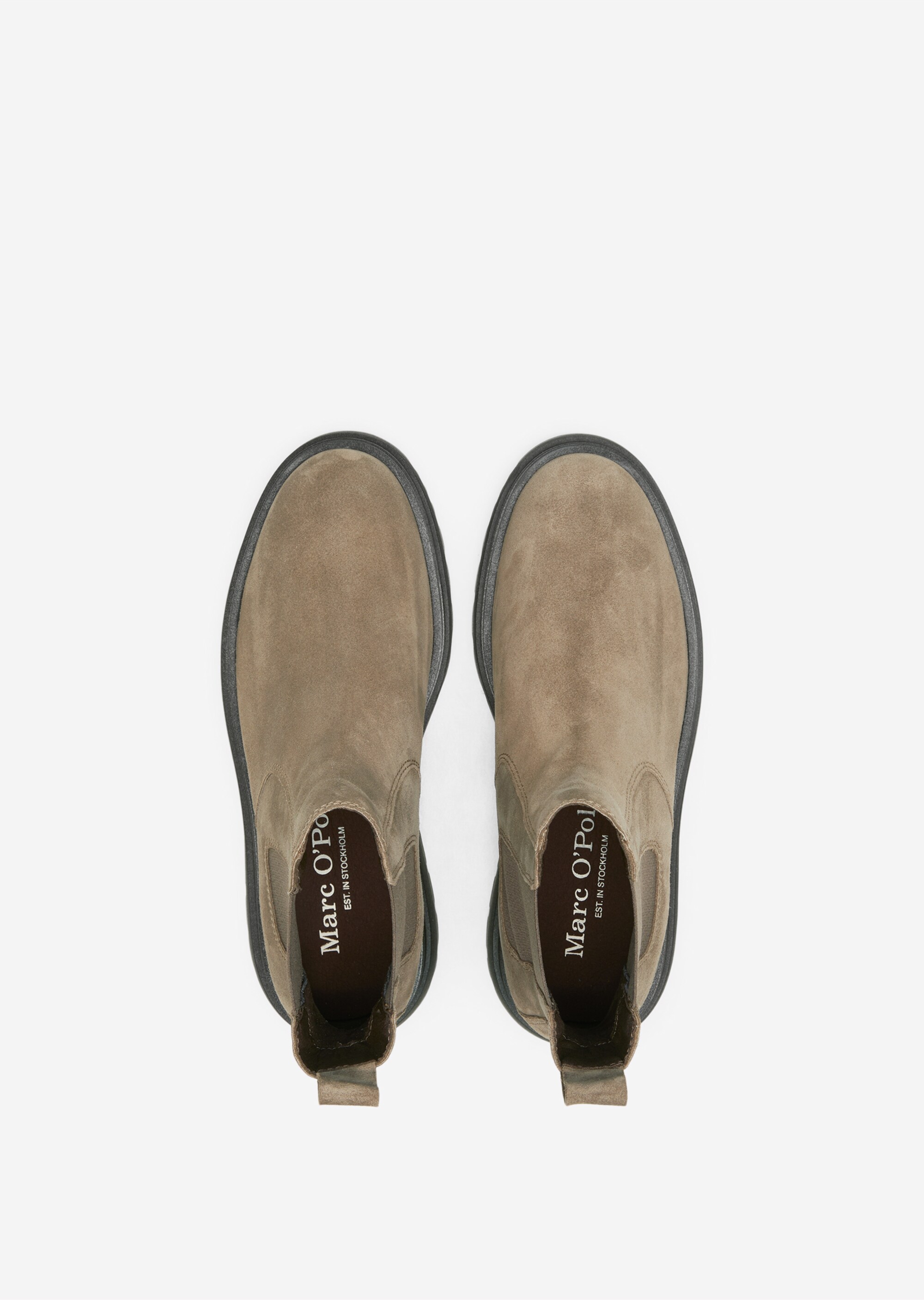 Chelsea-Boot aus edlem Velours-Rindleder