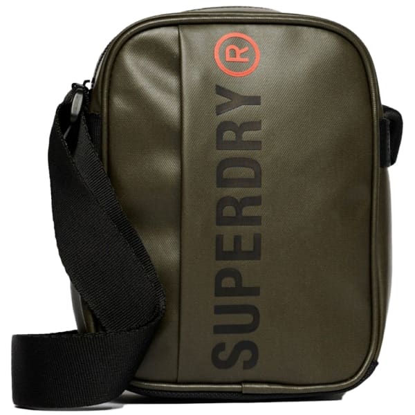 Nouveautés randonnee bivouac SUPERDRY TARP CROSS BODY BAG GREEN OLIVE SURPLUS GOOD