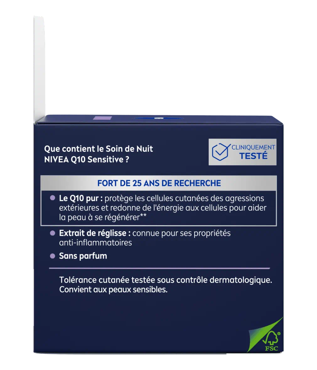 SOIN NUIT Q10 ANTI-RIDES   APAISANT