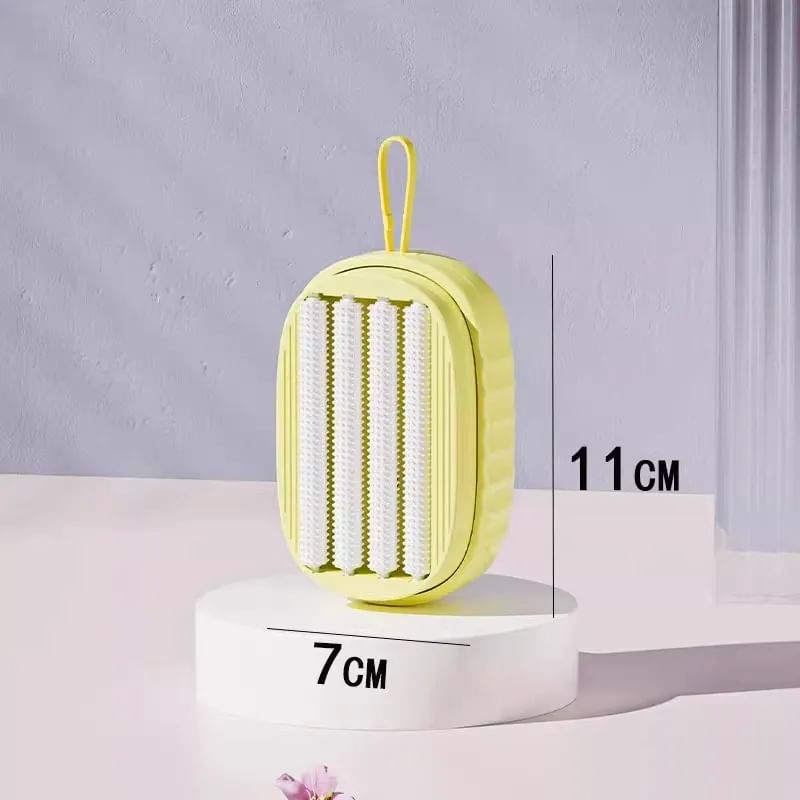 Home Simply - Kledingreinigingsborstel met zeepdispenser