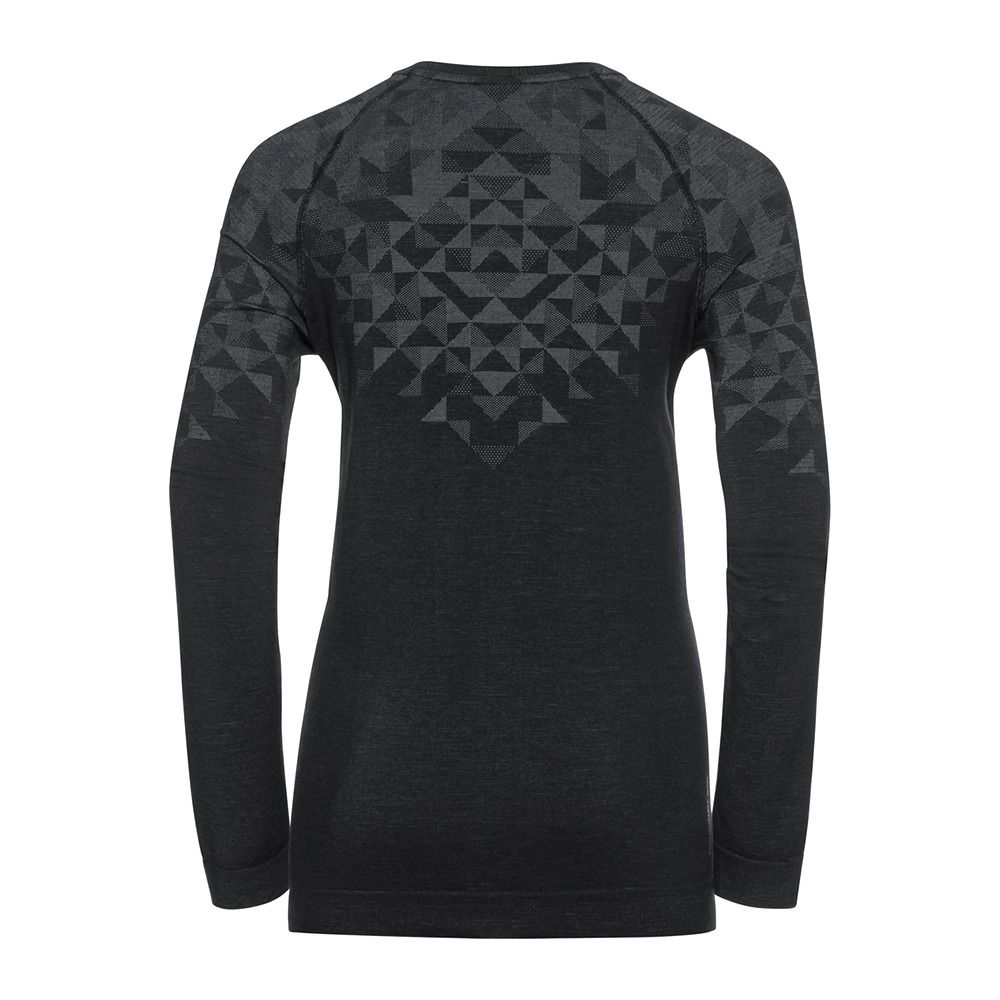 Odlo KINSHIP PW 200 - Sous-couche Femme black melange
