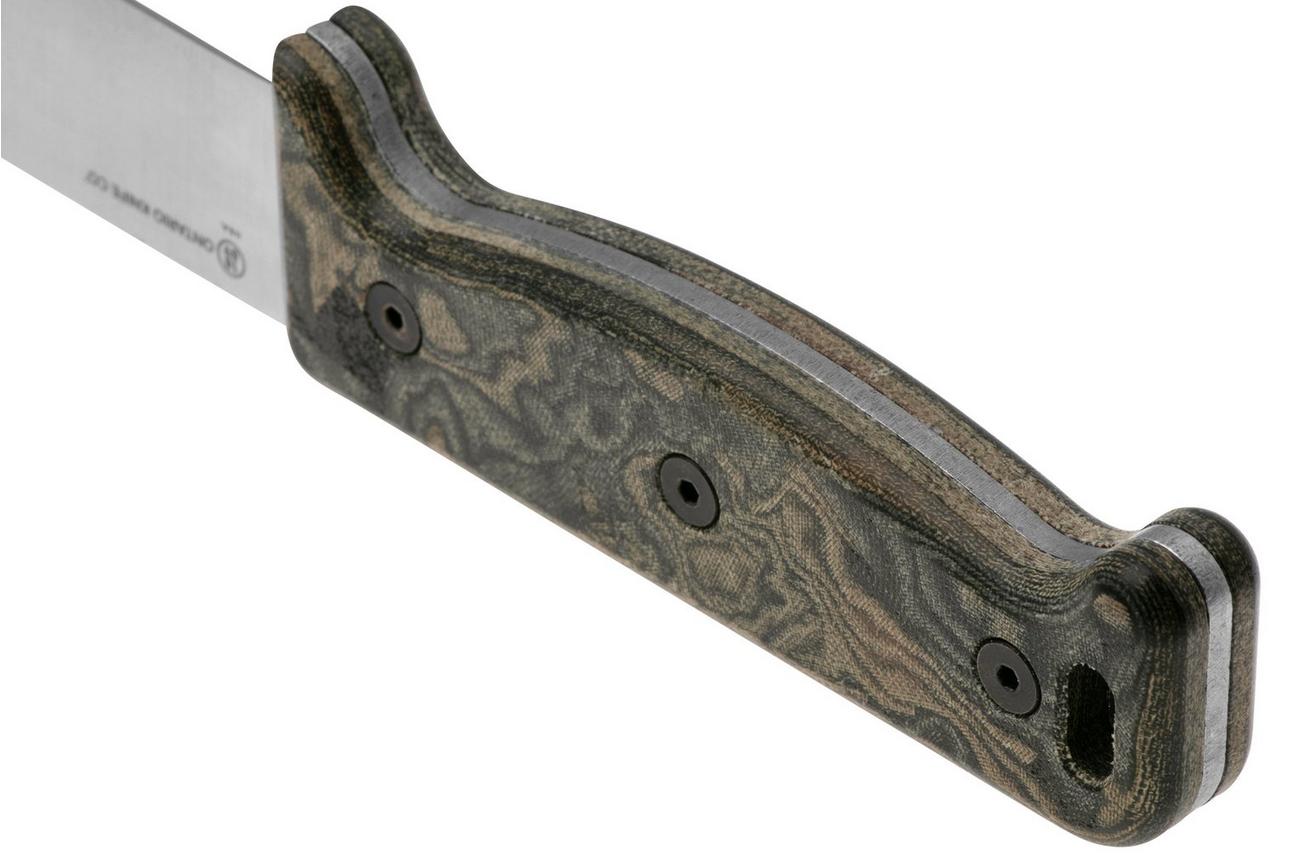 Ontario Black Bird ML5 Micarta 7502 survivalmes, Paul Scheiter design
