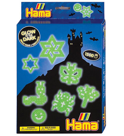 Hama Midi GeschenkBox - 1500 st. - Glow In The Dark