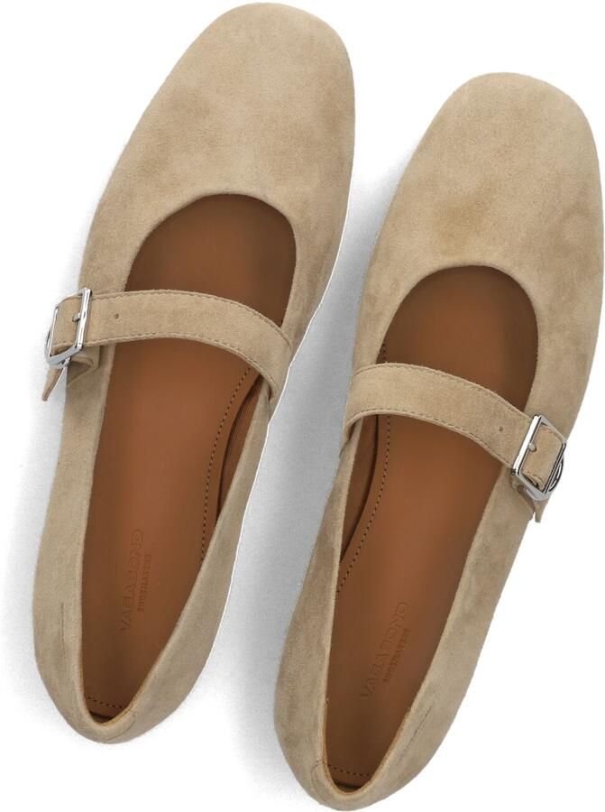 VAGABOND SHOEMAKERS Ballerina Dames Jolin 5608 Maat: 37 Materiaal: Suède Kleur: Beige
