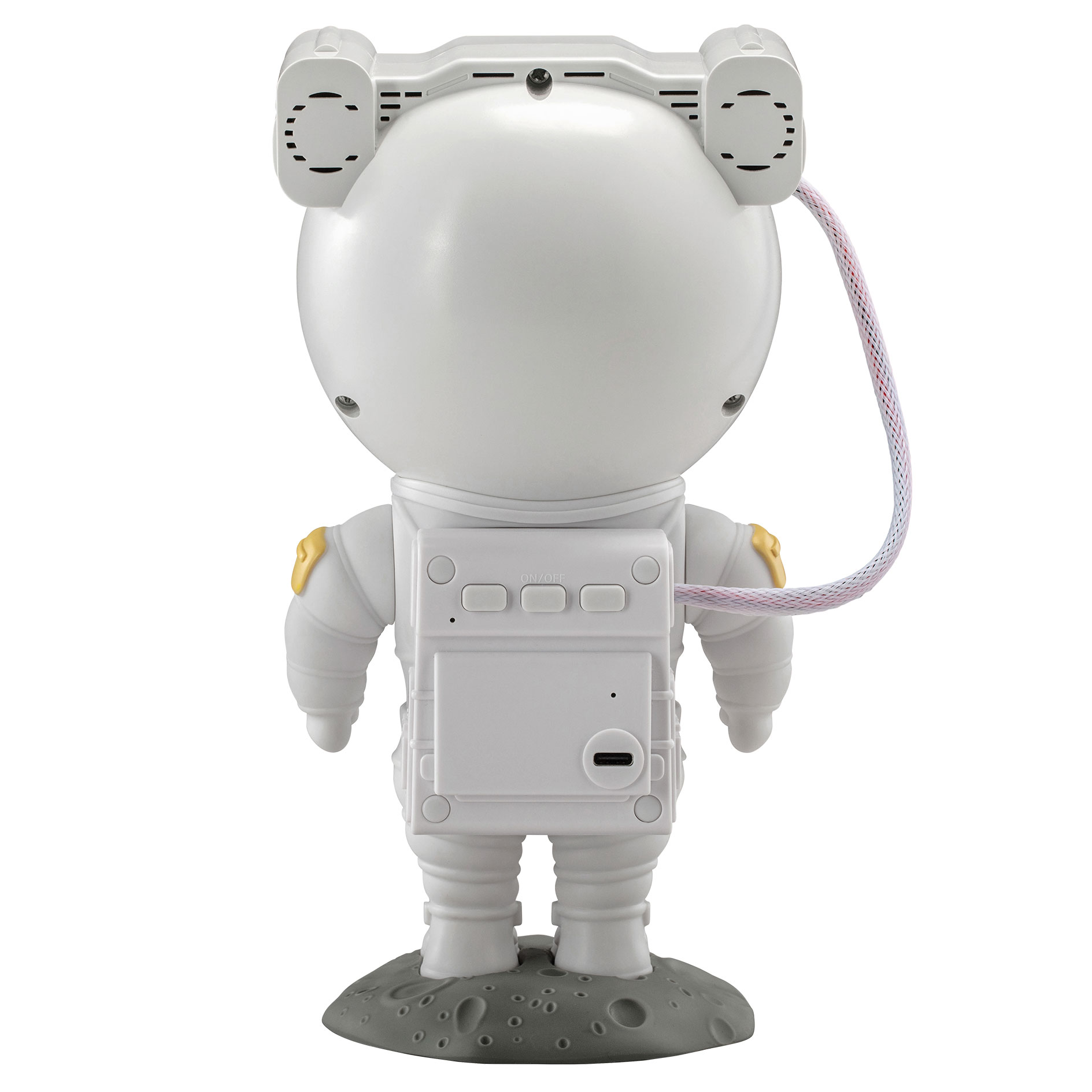 Projektions-Nachtlicht ASTRONAUT - weiß - mit Fernbedienung