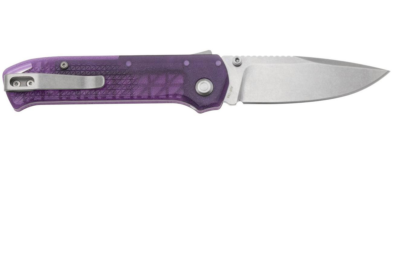 Flytanium Arcade Lite FLY-1395PS, Stonewashed AUS-10A, Purple Polycarbonate, zakmes