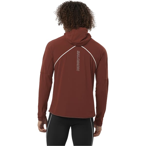 Veste trail SALOMON SENSE AERO HYBRID HZ HD M RUM RAISIN
