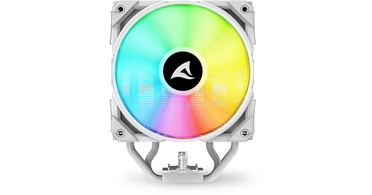 SharkoonA40 RGB CPU-koeler  (Wit, 4-pins PWM fan-connector)