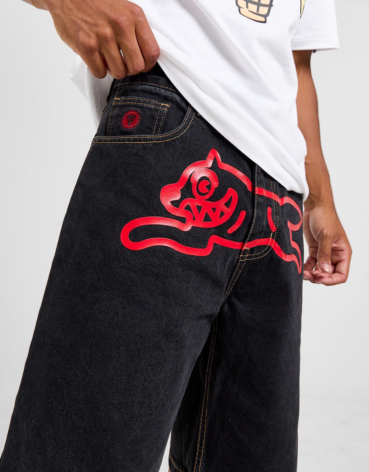ICECREAM Short Denim Running Dog Homme