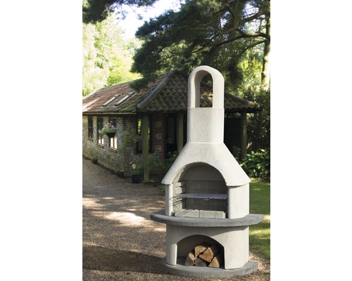 Buschbeck Valenzia Grillhaard 65 x 34 x 203 cm Wit