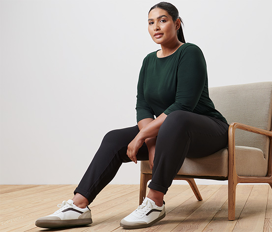 Leder-Sneaker