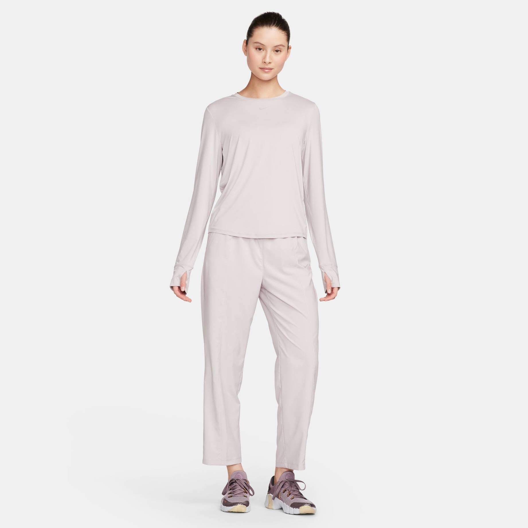 Nike| Damen Trainingsshirt ONE CLASSIC DRI-FIT LS TOP Langarm
