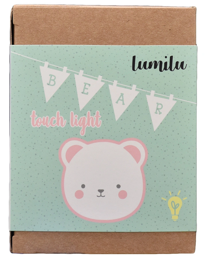 Nachtlicht LUMILU - BEAR (9x6,8x9) in weiß
