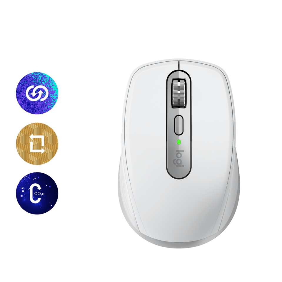 Logitech - MX Anywhere 3S For Mac Compact Wireless Performance Mouse