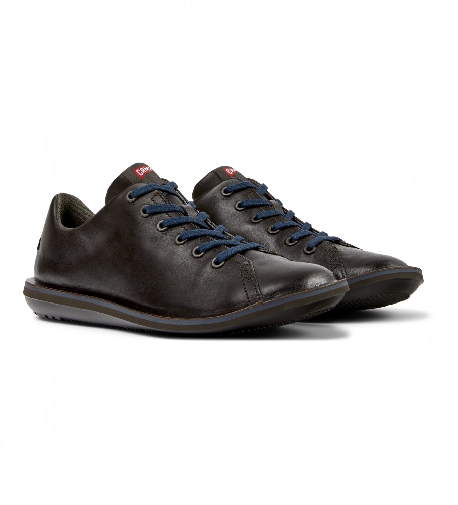 Sapatos de couro marrom Camper Beetle