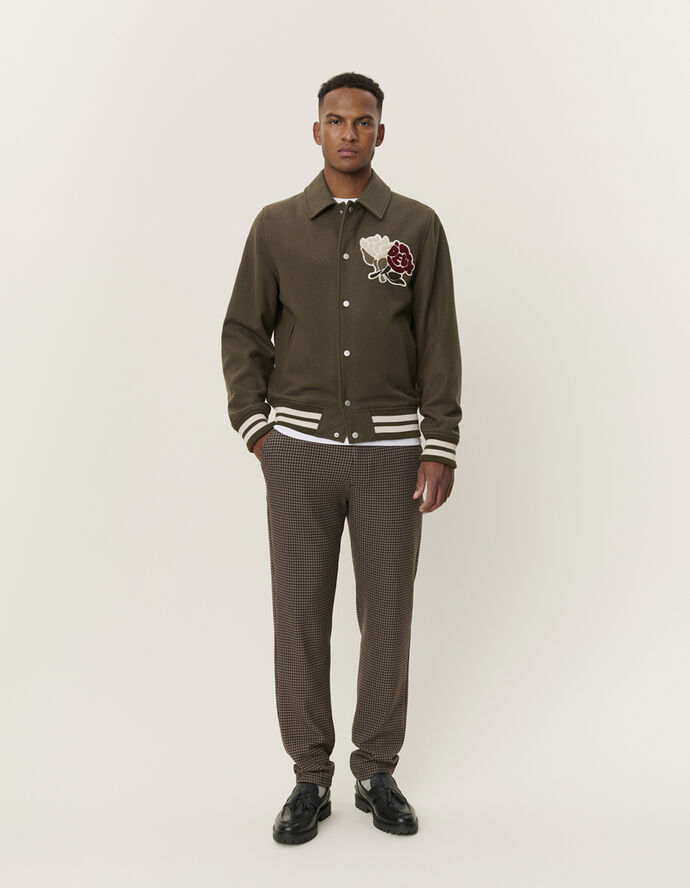 Les Deux Felipe Varsity Wool Jacket 522522