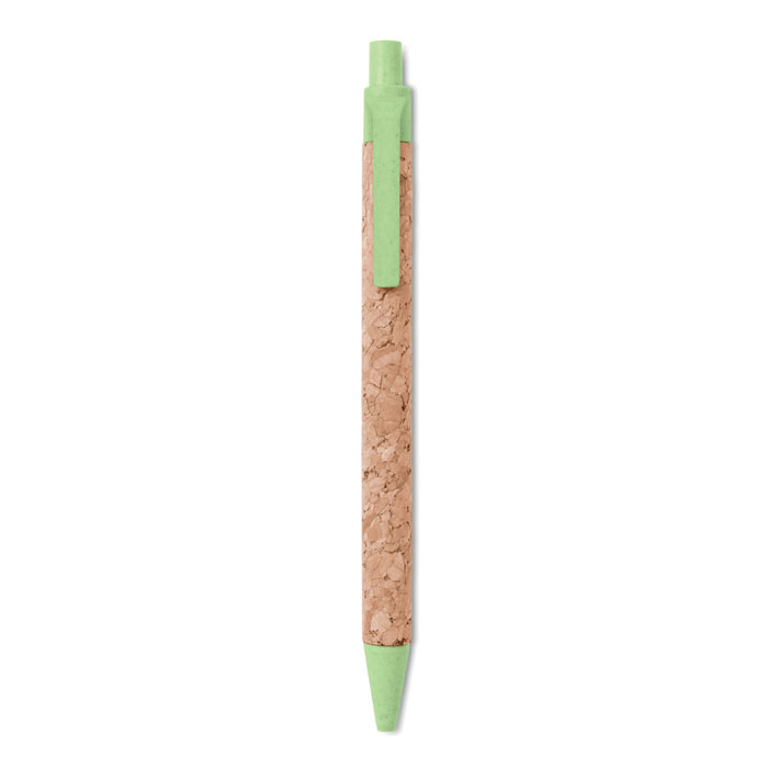 GiftRetail MO9480 - MONTADO Stylo bille en liège / blé-pail