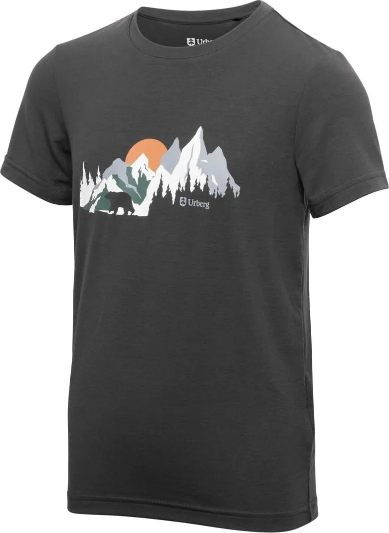 Urberg Juniors' Printed Tree Tee Phantom