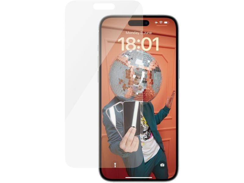 Panzerglass Displayschutz Classic Fit iPhone 15 Plus Display-Schutzfolie für das Apple iPhone 15 Plus