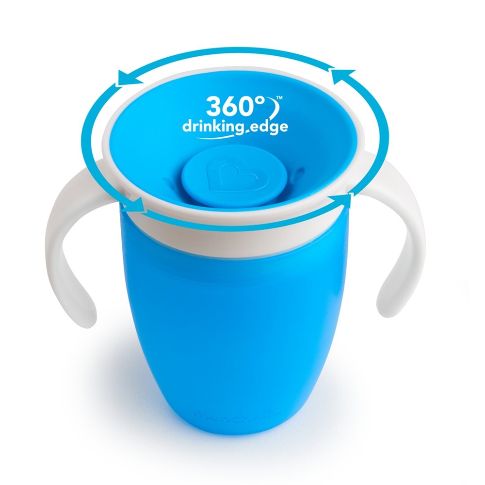 MUNCHKIN Miracle 360° Trinkbecher 207ml 100% überlaufsicher 6M  1 Stk