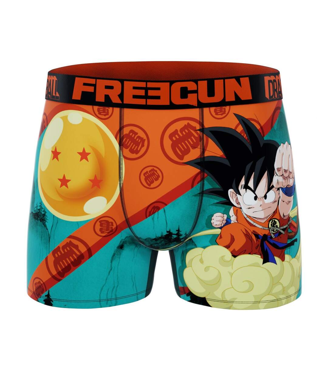 Boxer Homme Dragon Ball, Caleçon Homme Sangoku, Shenron et Bulma (Lot de 6)