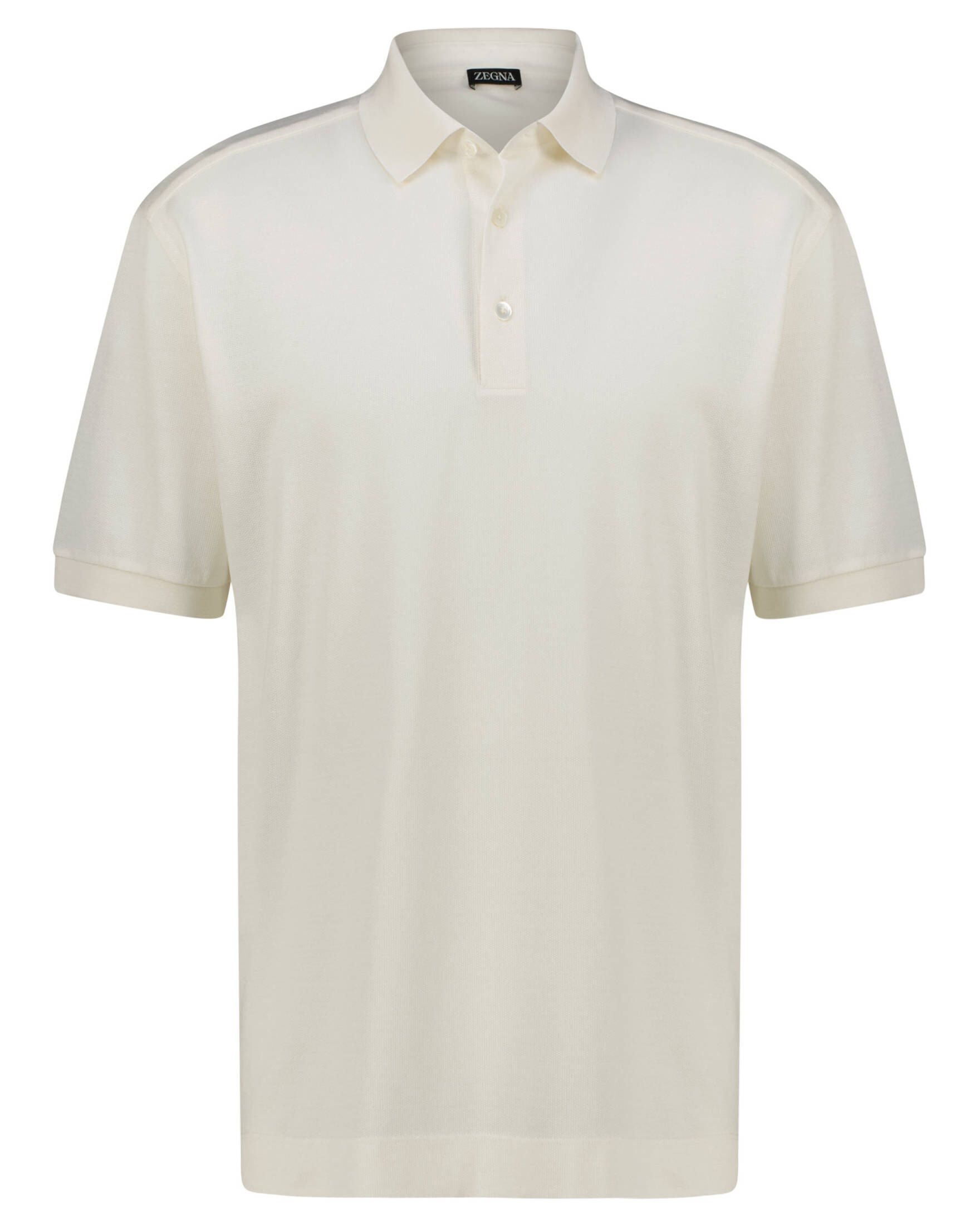 Zegna| Herren Poloshirt mit Seide COTTON AND SILK POLO