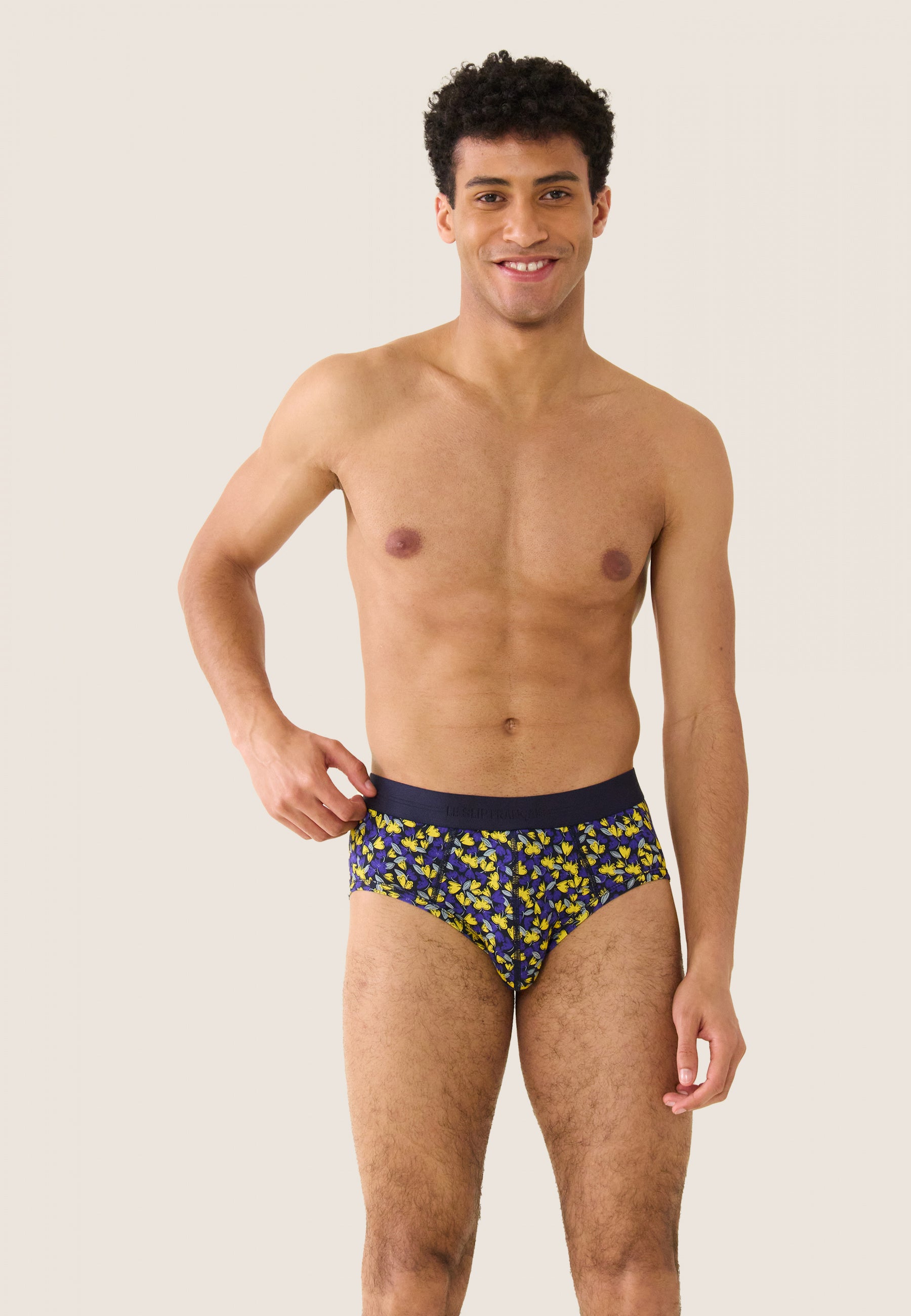 Slip en coton-Terrible Imprimé Poppy Velours Cire