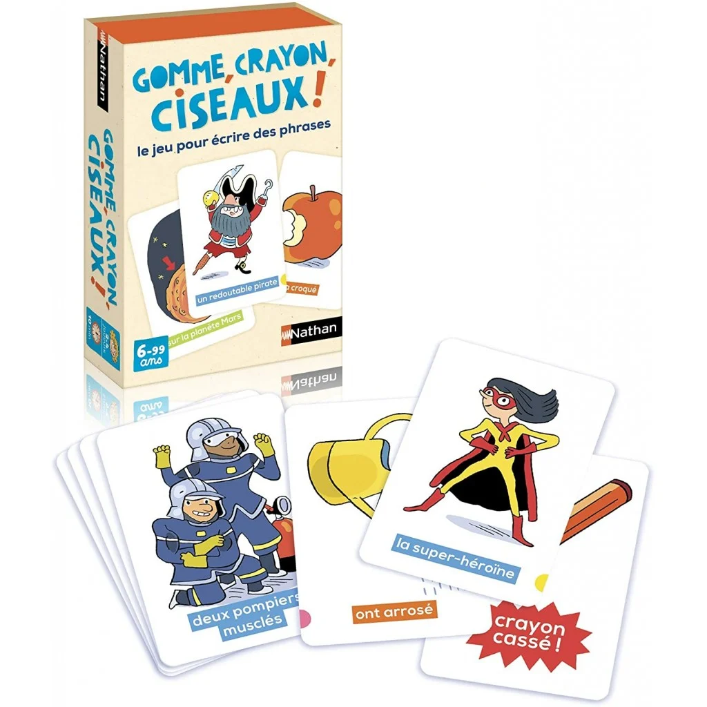 Gomme, Crayon, Ciseaux !