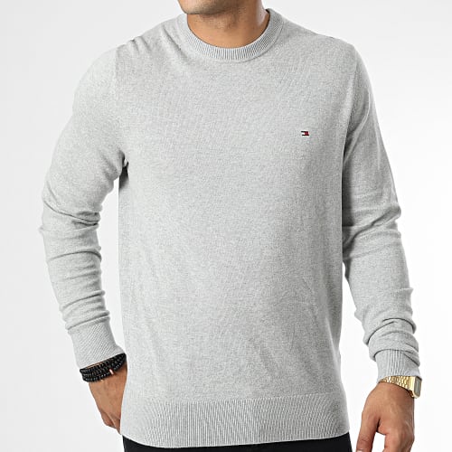 Pull Pima Organic Cotton Cashmere 8046 Gris Chiné