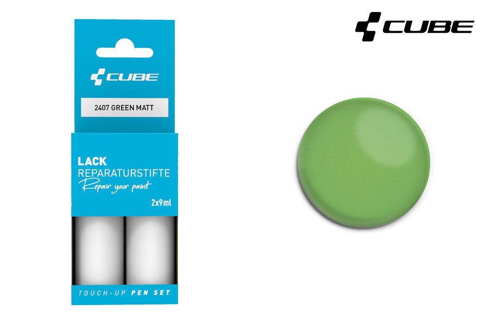 Cube Lackreparaturstift Set GREEN matt kaufen | Bike-Discount