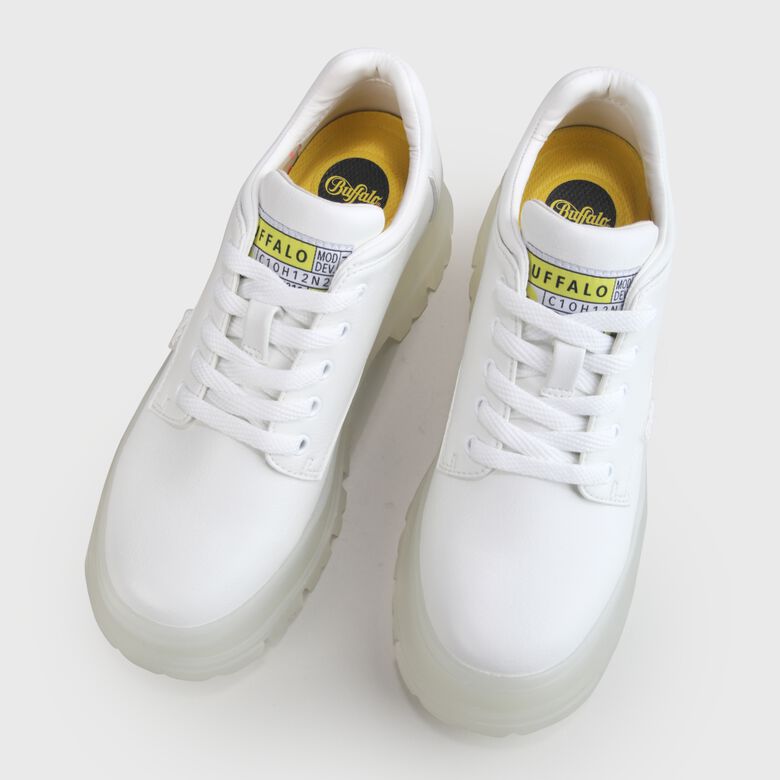Aspha CLS Men chaussures lacets véganes, blanc