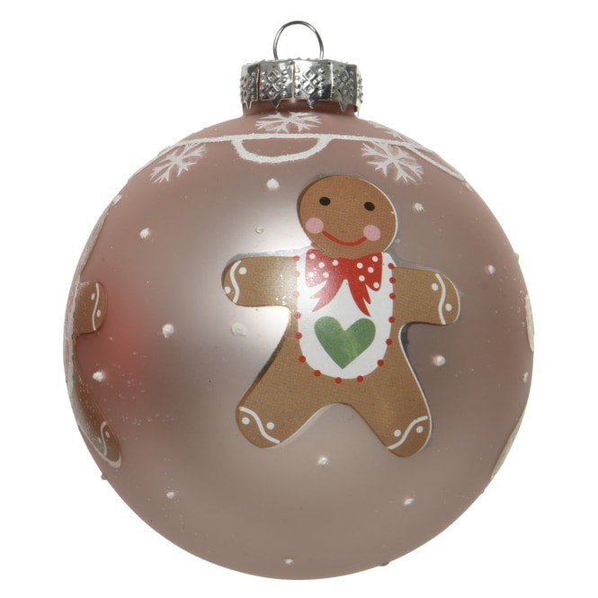 Christbaumkugel - Lebkuchenmännchen - Ø = ca. 8 cm - 1 Stück