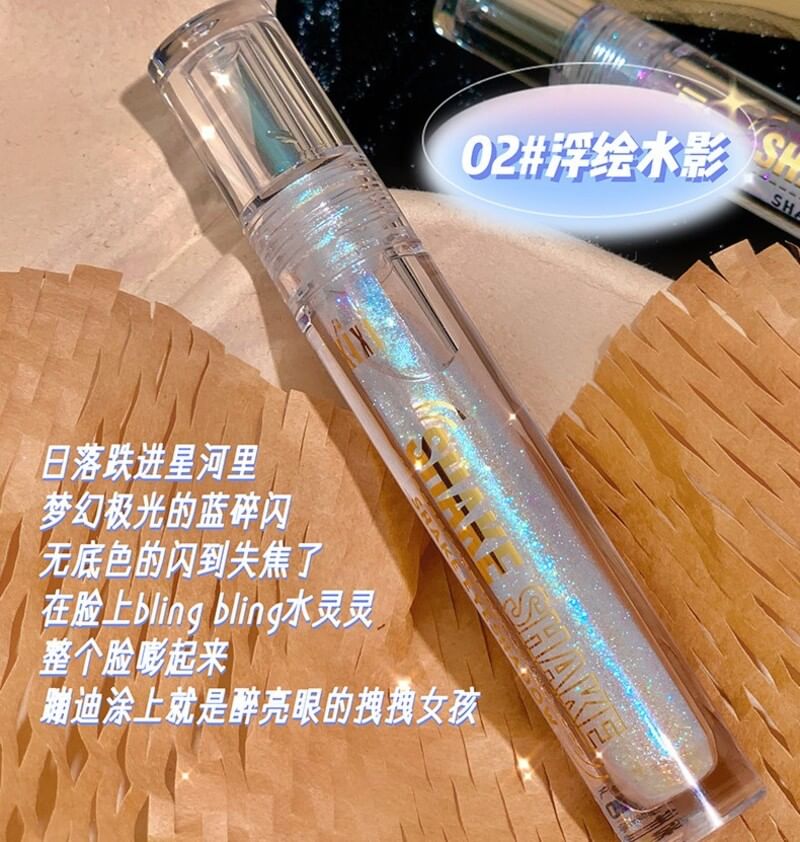 xixi - Shake Glitter Liquid Highlighter - 2 kleuren