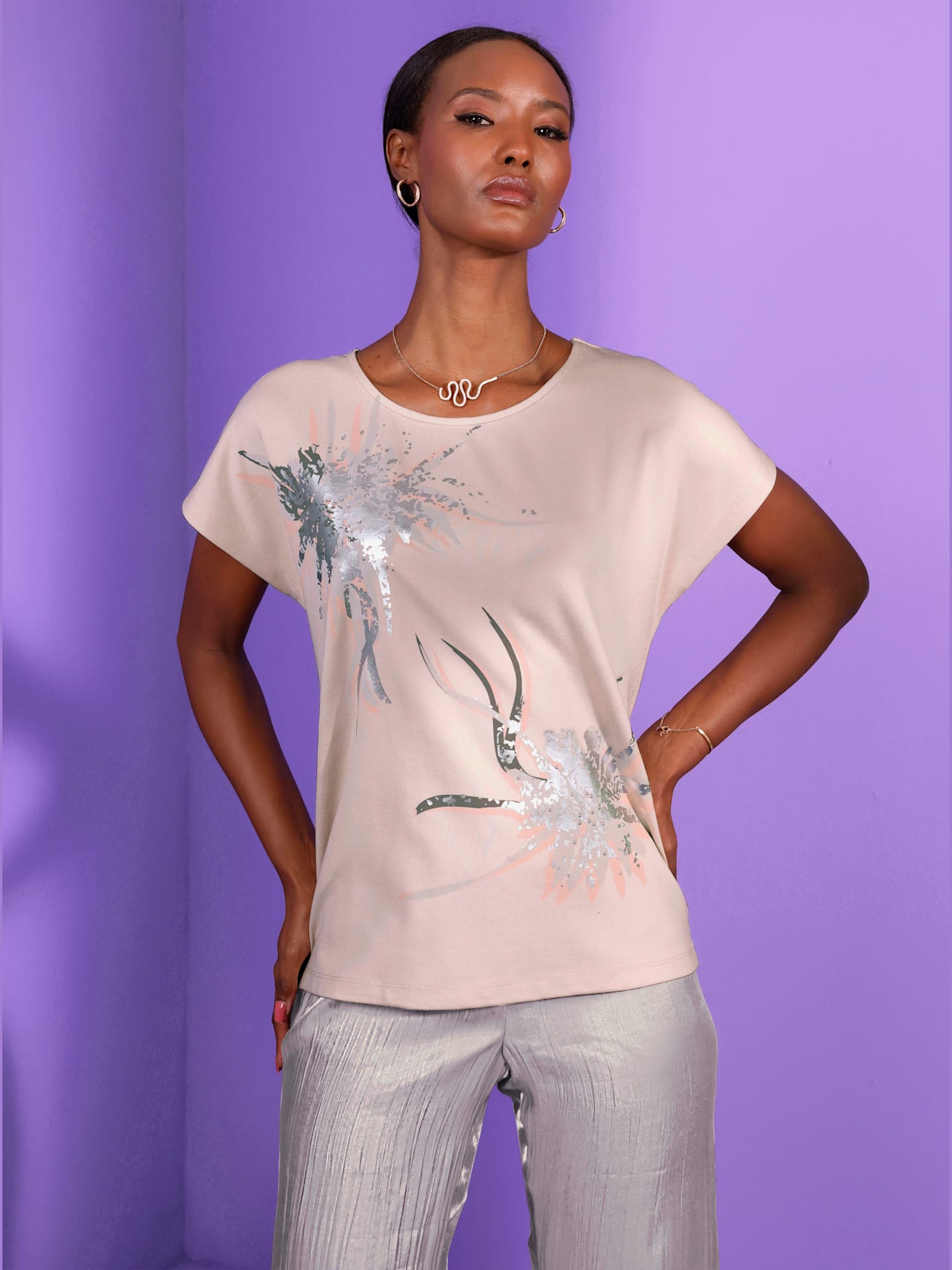 T-shirt viscose