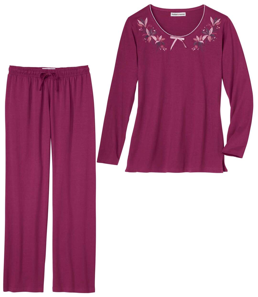 Pyjama Coton Col Fantaisie