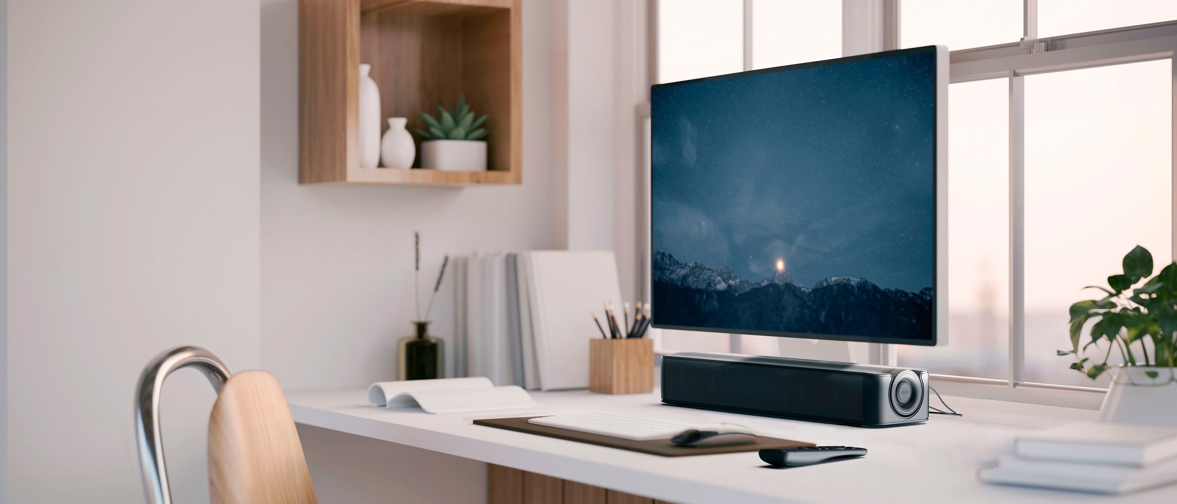 Creative Soundbar »Stage SE« 2.0 (A2DP Bluetooth | AVRCP Bluetooth | Bluetooth 24 W) USB-C