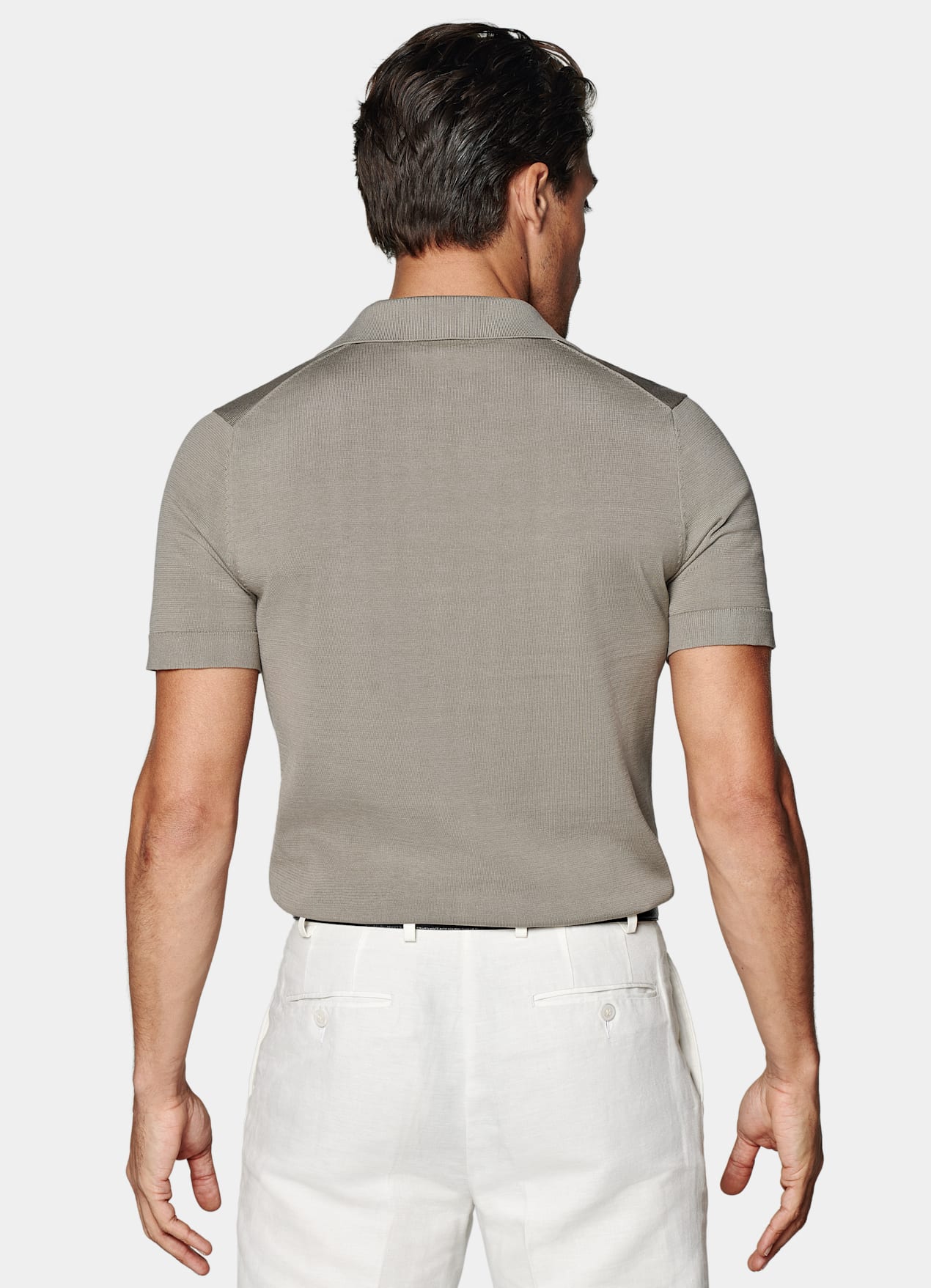 Polo sans boutons vert