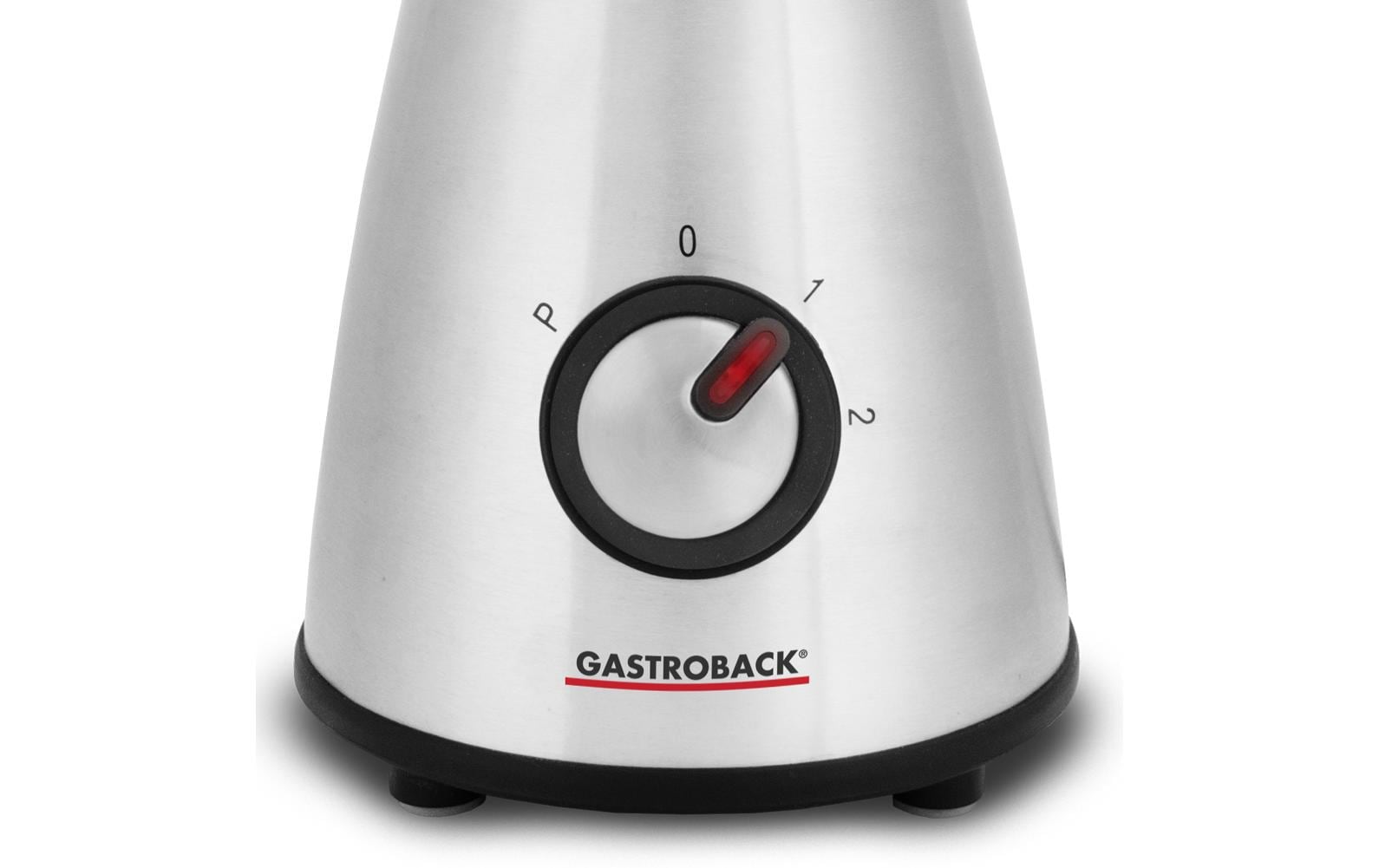 Standmixer Mini SilberStandmixer mit 2 Geschwindigkeitsstufen und Pulse-Funktion