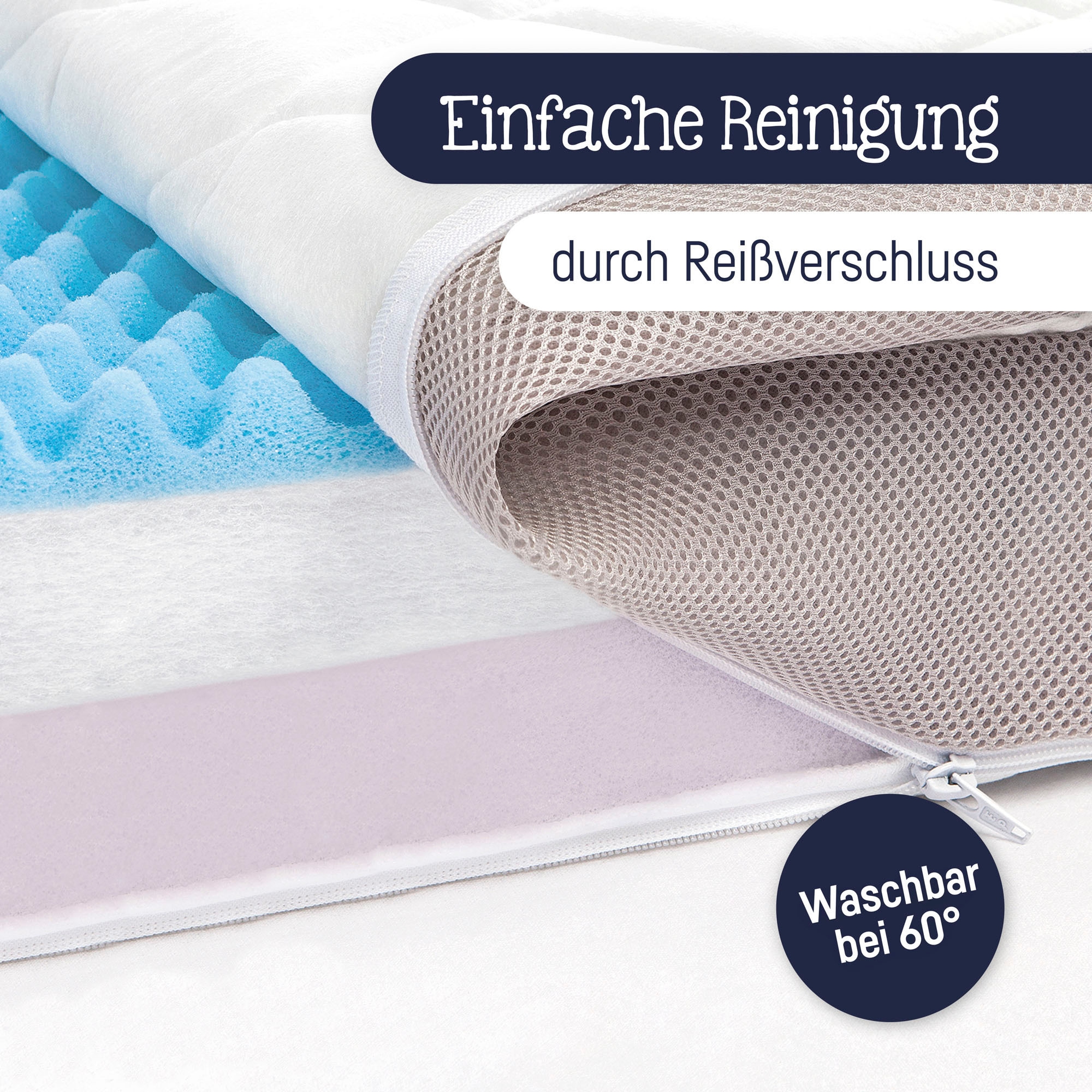 Julius Zöllner Kaltschaummatratze »Dr. Lübbe Air Plus, Matratze 60x120, 70x140 cm« 10 cm hoch 1 Stk. tlg. Matratze für Babys & Kleinkinder, H1, atmungsaktiv