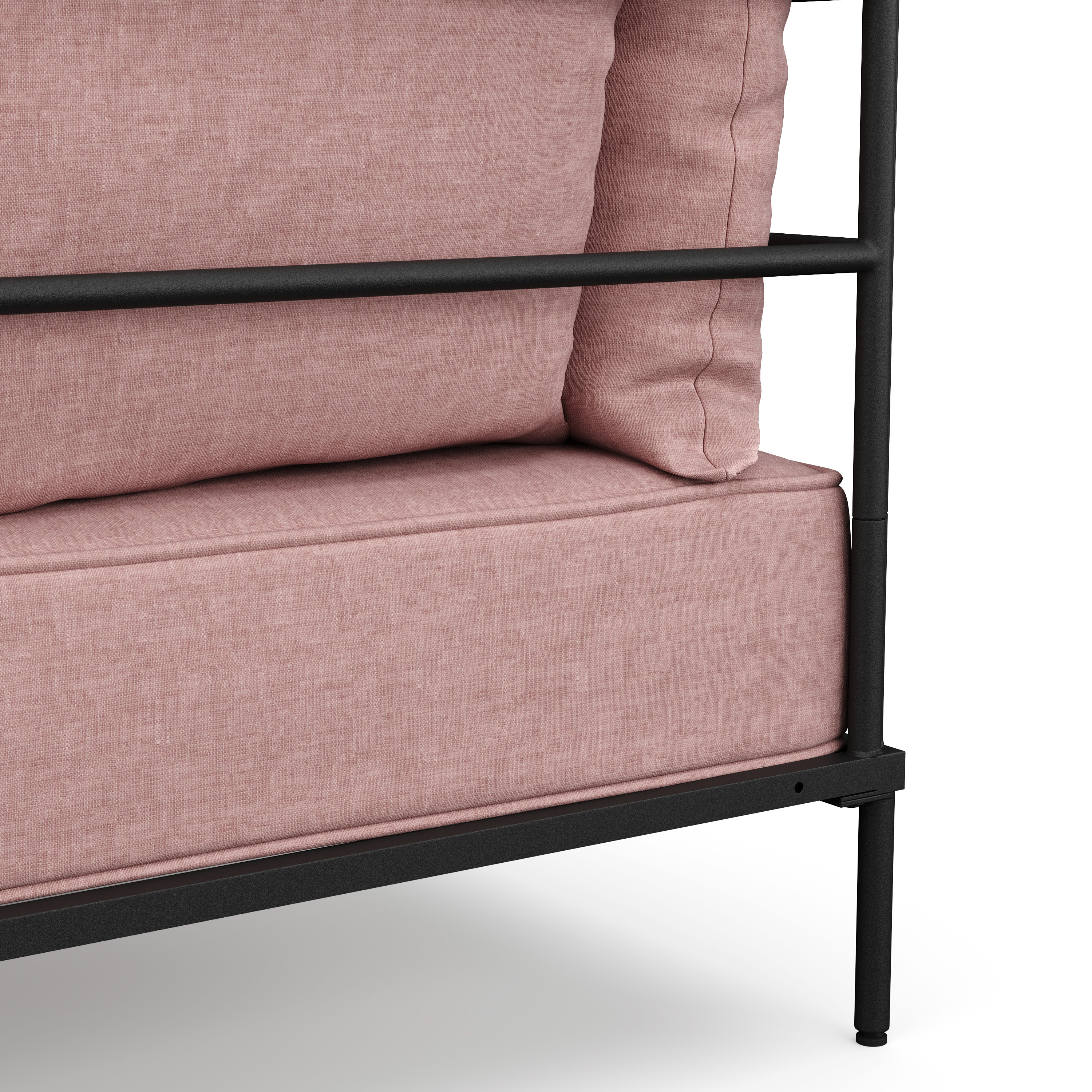 Sofa ETHAN 2-Sitzer rosa