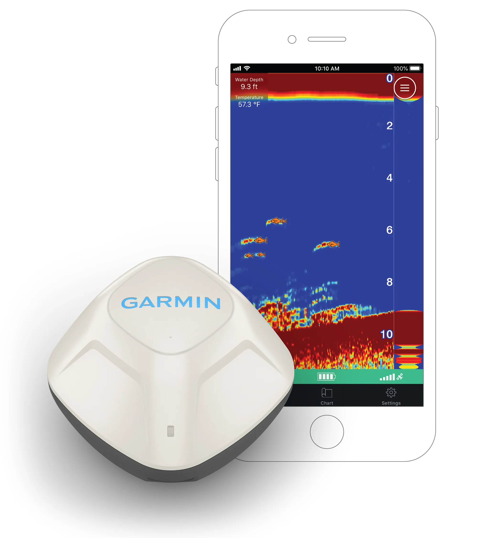 Garmin Garmin Striker Cast Enkelt Ekkolodd Brukervennlig Ekkolodd For Sportsfiskere