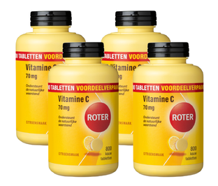 Roter Vitamine C 70mg Kauwtabletten Voordeelverpakking 4x800ST