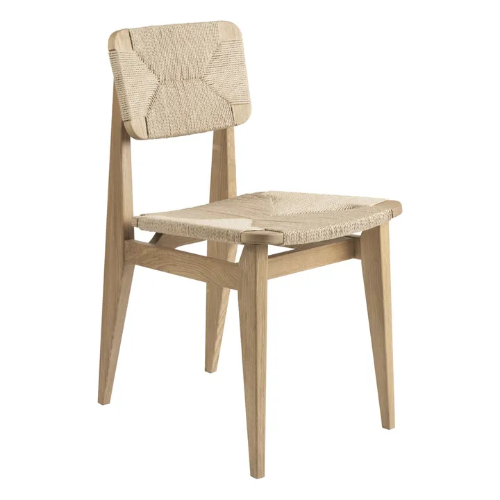 Gubi C-Chair paper cord - Marcel Gascouin | Chêne