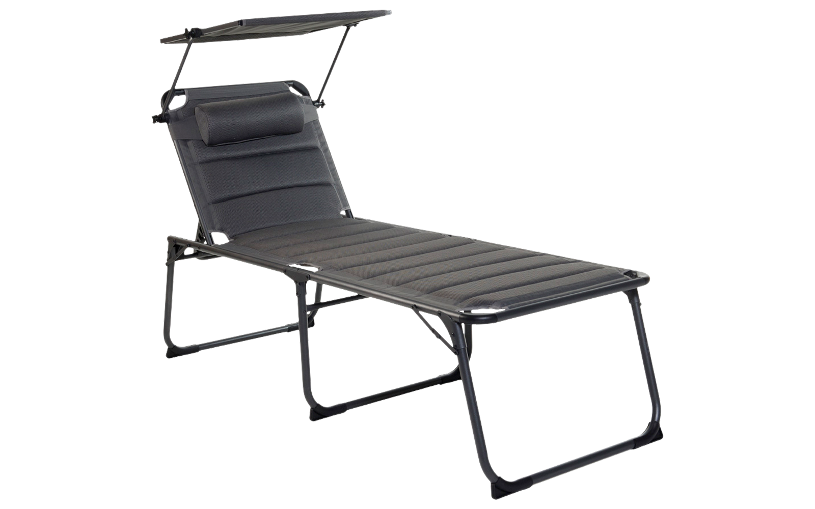 Wecamp Calva Sonnenliege 198 x 69 cm grau