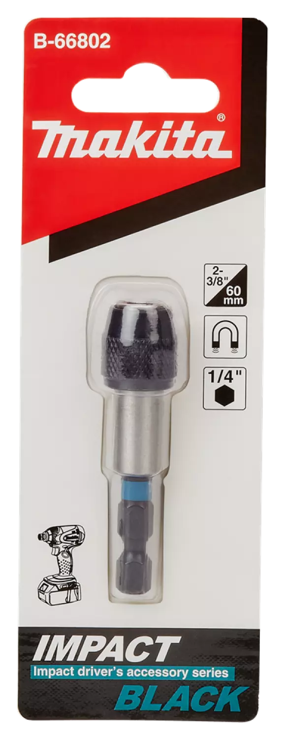 Makita B-66802 Bithouder snelwisselsysteem 60 mm