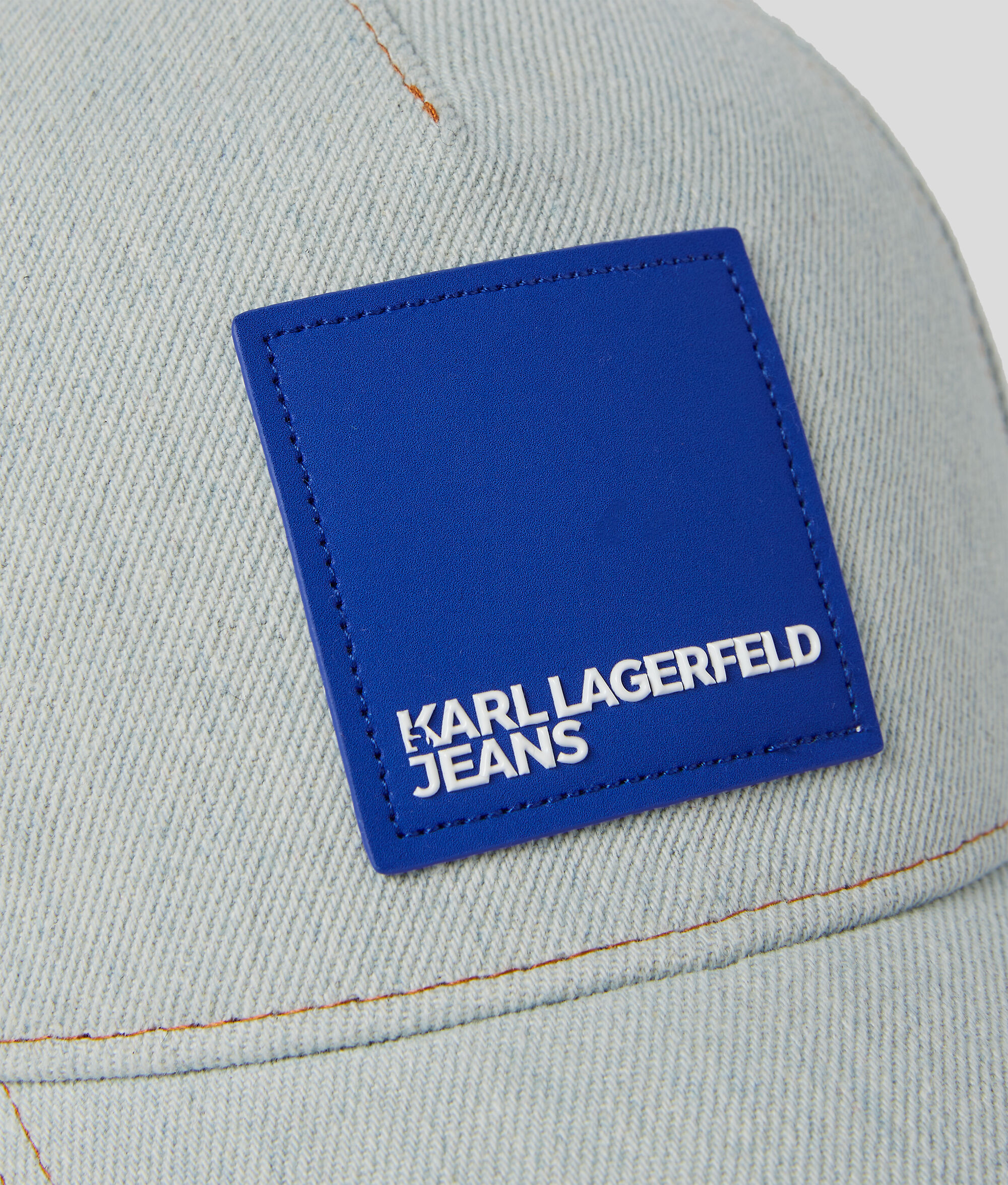 CASQUETTE EN DENIM AVEC LOGO KLJ
