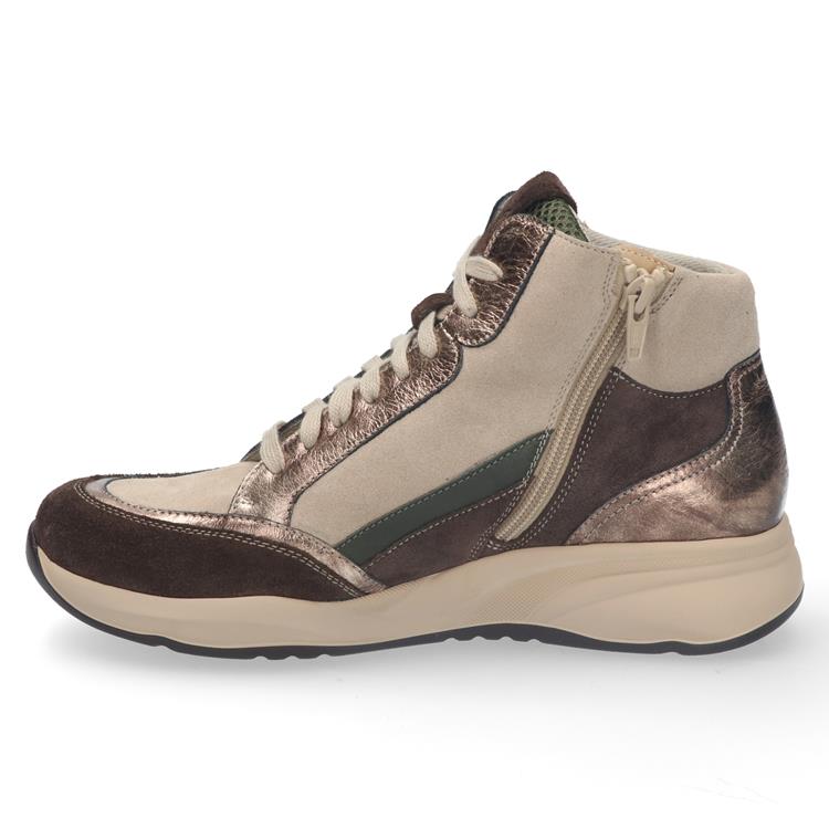 Durea 9811 wijdte M CAFFE/GOUD/WALNOOT/MILITARY/MOSGROEN