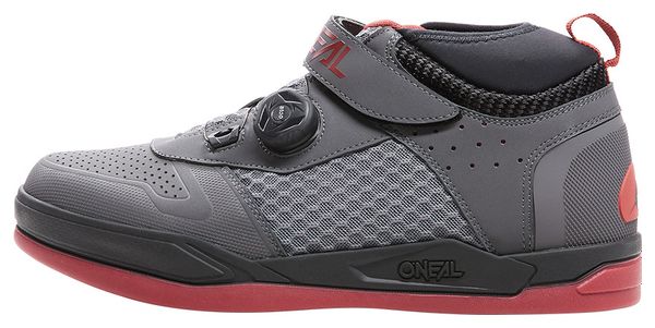 Paire de Chaussures VTT O'Neal SESSION SPD V.22 Gris/Rouge