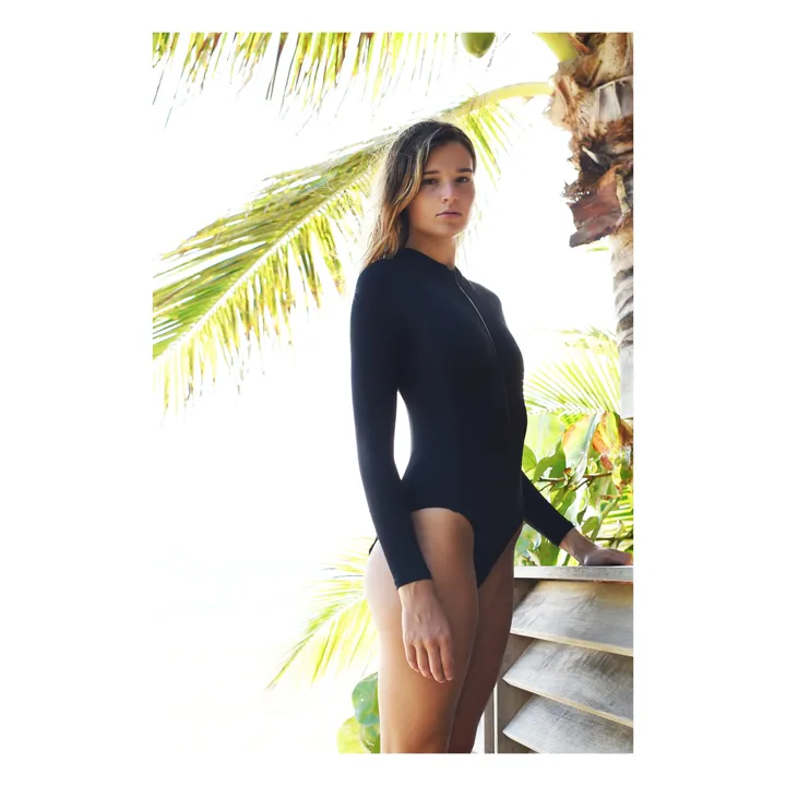 Juillet Juillet Maillot 1 Pièce Anti-UV Grande Palombaggia | Noir