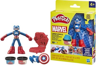 Play-Doh Captain America Stamping Shield Lekesett
